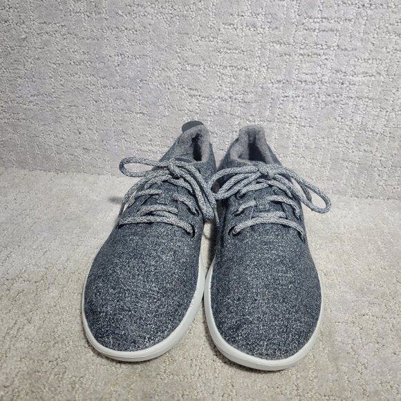 Allbirds Natural Gray Merino Wool Runners Sneaker Men's Size US 10, 11. LIKE NEW - Picture 2 of 11